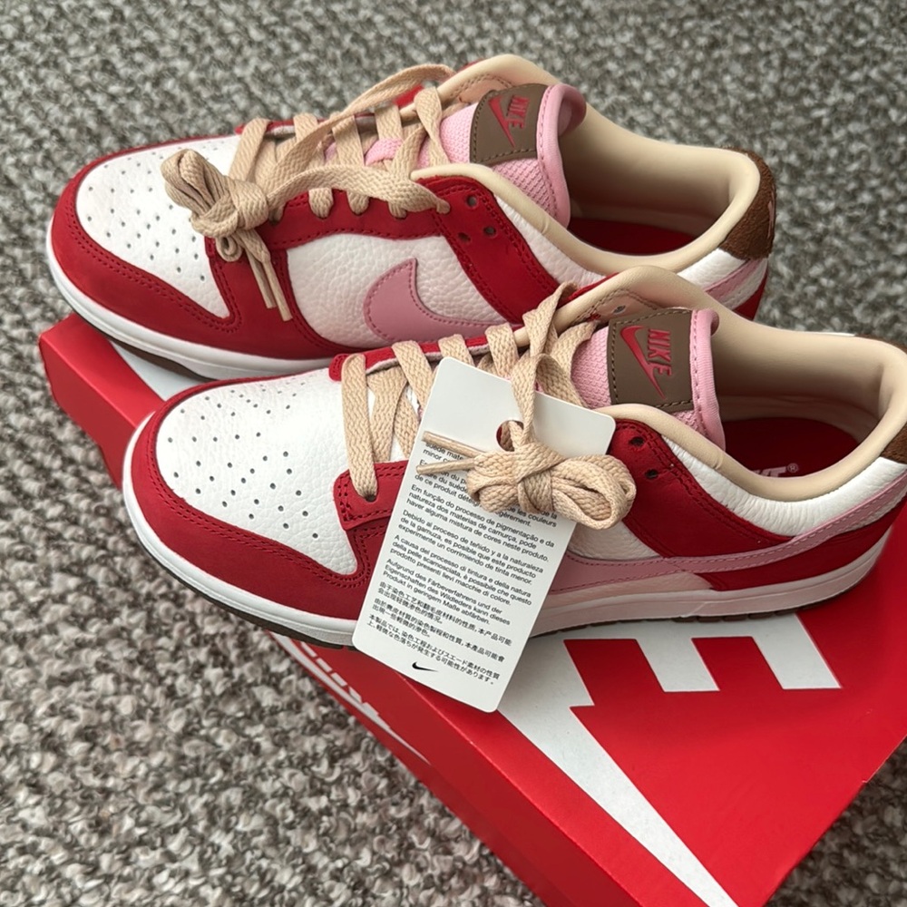 Nike Red and Pink Sneakers